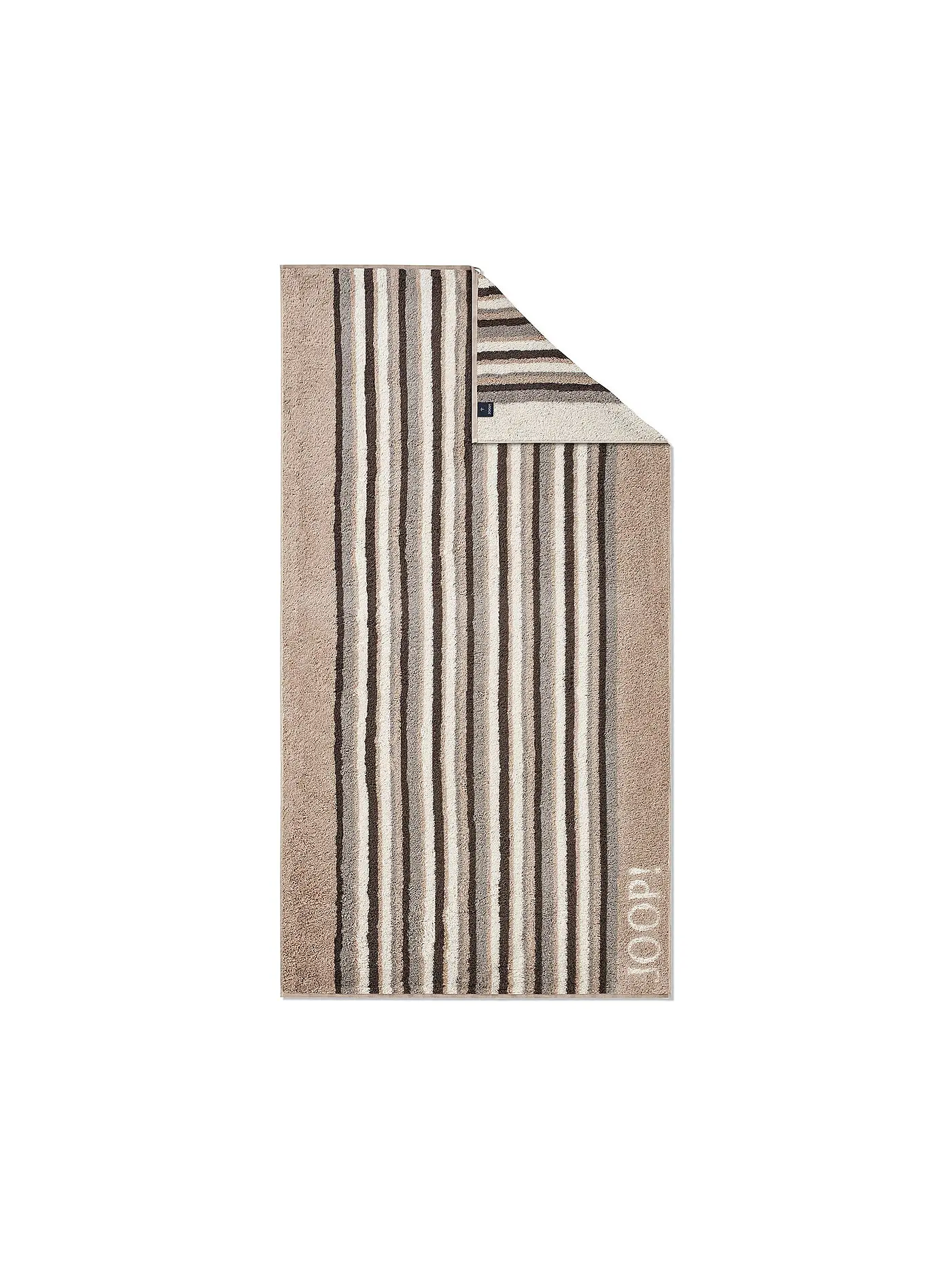 JOOP | Duschtuch 80x150cm MOVE STRIPES Apricot | beige